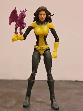 Marvel Legends Kitty Pryde And Lockheed Action Figure